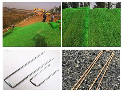 加筋麥克墊用什么固定？（U型釘）